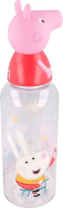 Peppa malac 3D Cycle Figurine műanyag kulacs 560 ml