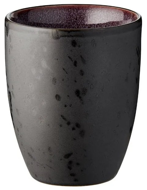 Basics Black 4 db fekete agyagkerámia termobögre, 270 ml - Bitz