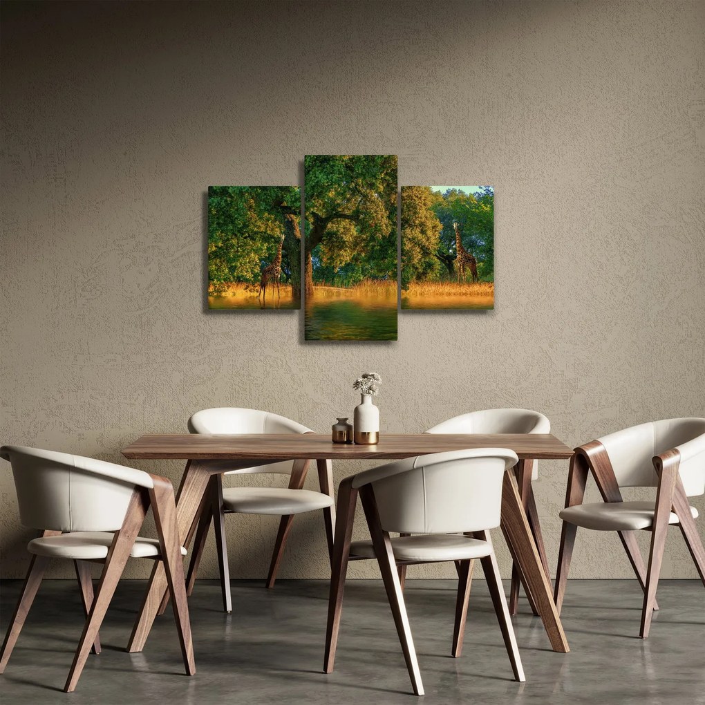 Zsiráf a természetben képe (90x60 cm)