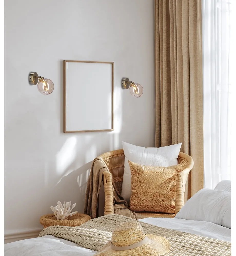Bronzszínű fali lámpa ø 10 cm Rodia – Candellux Lighting