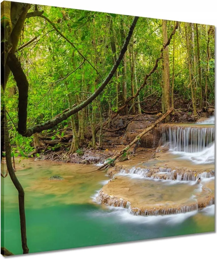 Vászonkép 60x60 Vízesés Ázsiában