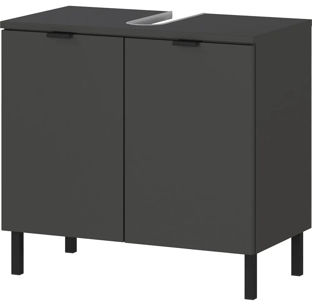 Antracitszürke fürdőszoba bútor szett Arcena – Germania