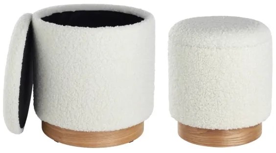 Eglo 424029 - 2 db MASHIKE taburet, átm. 30,5/37 cm, fehér színű