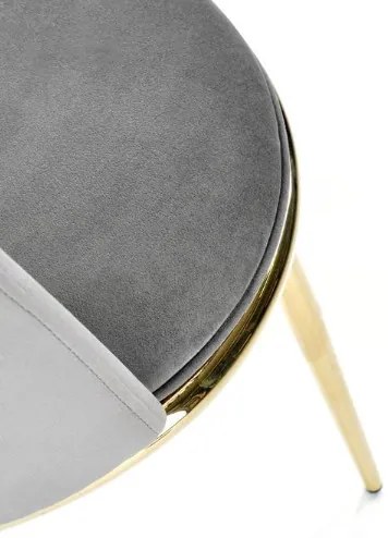 K-460 étkezőszék szürke arany