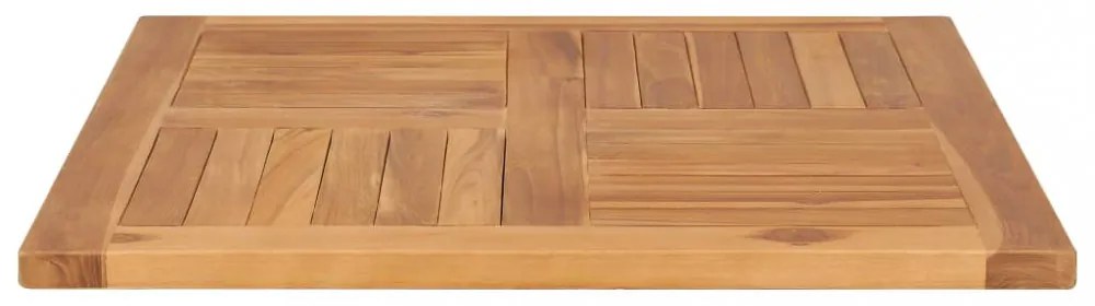 tömör tíkfa asztallap 70 x 70 x 2,5 cm