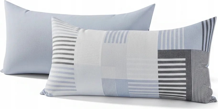 Párnahuzat kék Livarno Home 2 db 50 x 80 cm, 100% pamut