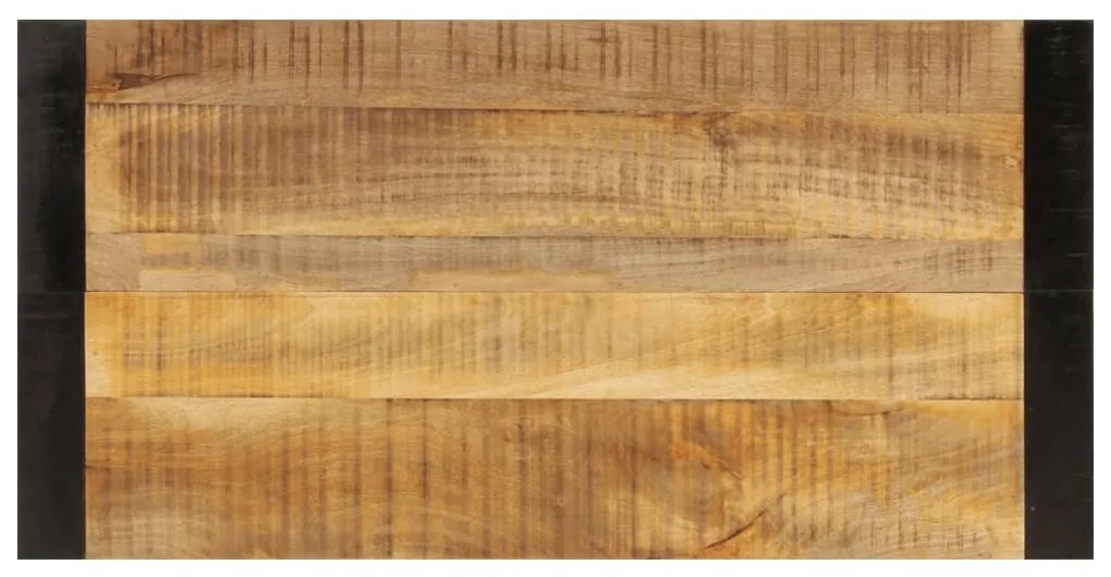 Tömör mangófa étkezőasztal 120x60x76 cm