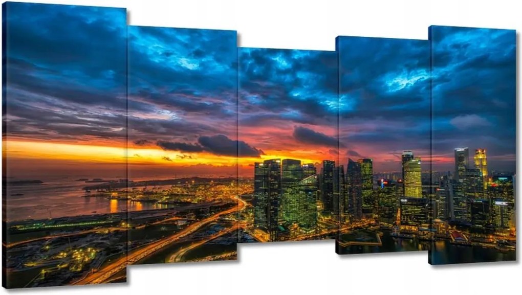 Festmények 150x80 Városi táj Kilátás