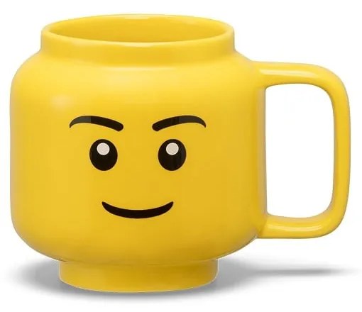 Sárga kerámia gyerek bögre 255 ml Head – LEGO®