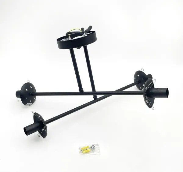 Brilagi - Felületre szerelhető csillár MALIVA 4xE14/15W/230V fekete/fehér