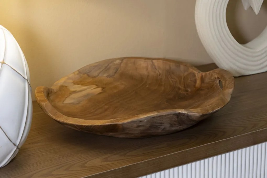 Tálca wahan teak 42x36x7cm