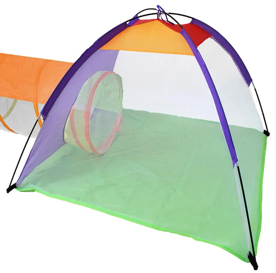 Játszósátor alagúttal, 200 db ajándék labdával