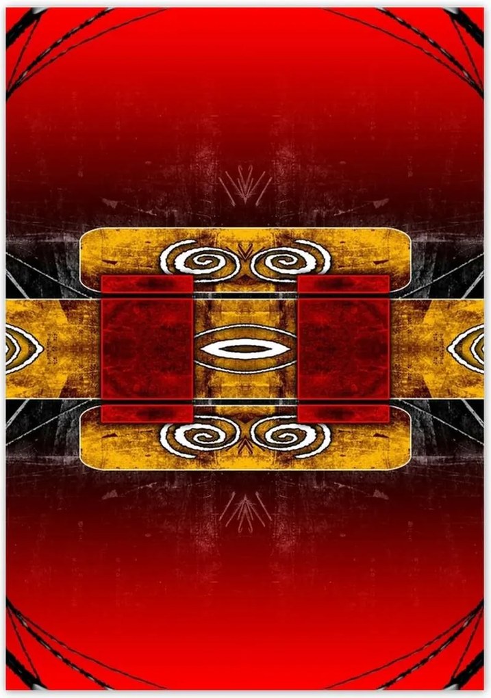 Poszterek 70x100 Kör alakú fantázia