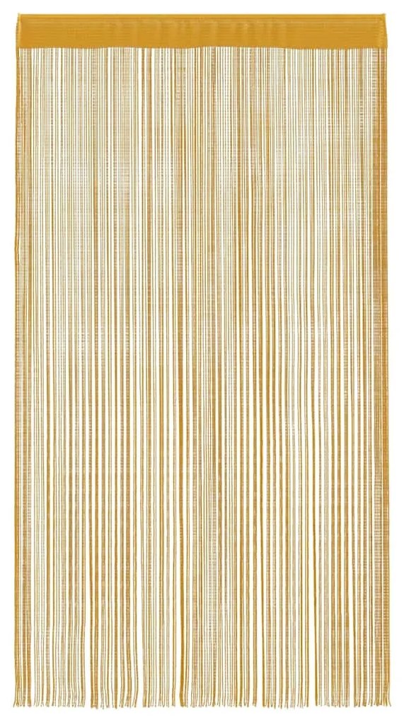 2 db arany zsinórfüggöny 100 x 250 cm