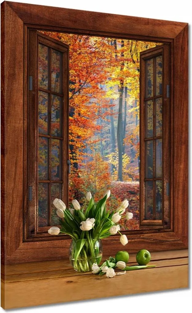 Vászonkép 50x70 Arany ősz