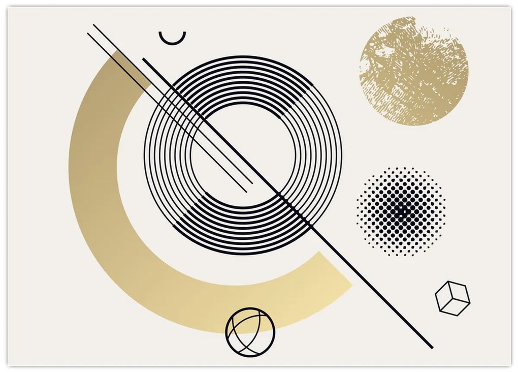 Kép - Geometriai formák N⁰2 (70x50 cm)