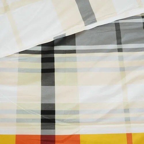 B.E.S. Petrovice Top Class Orange kube krepp ágyneműhuzat, 140 x 200 cm, 70 x 90 cm