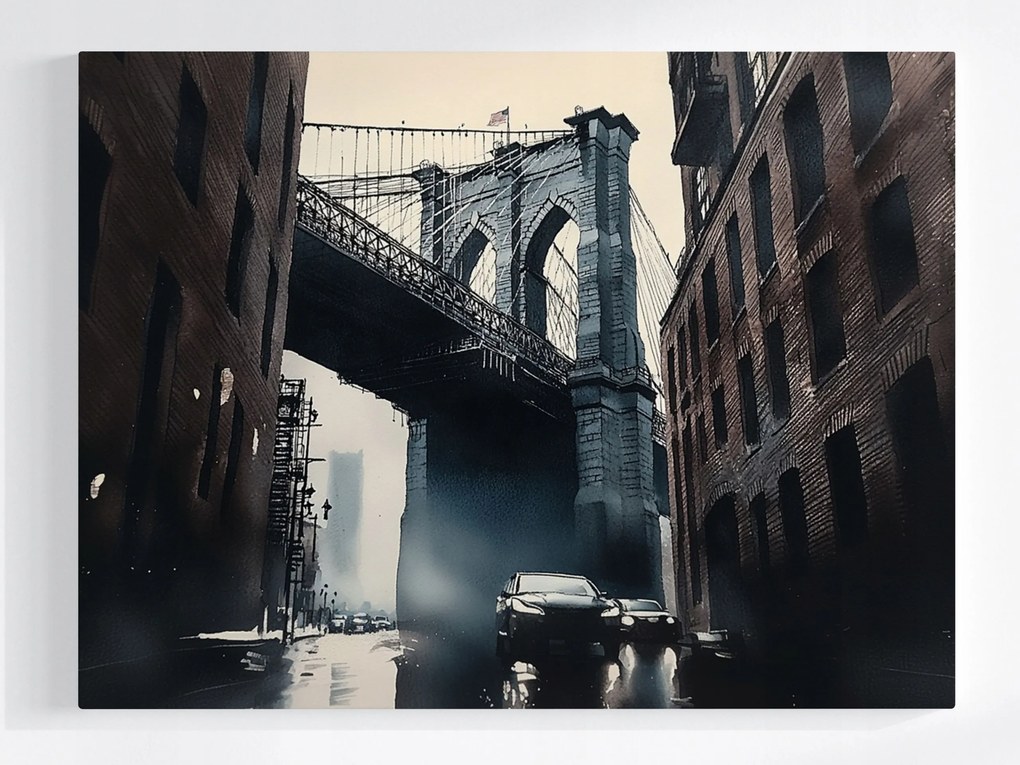 Poszter New York Város New York Híd Brooklyn 100x75