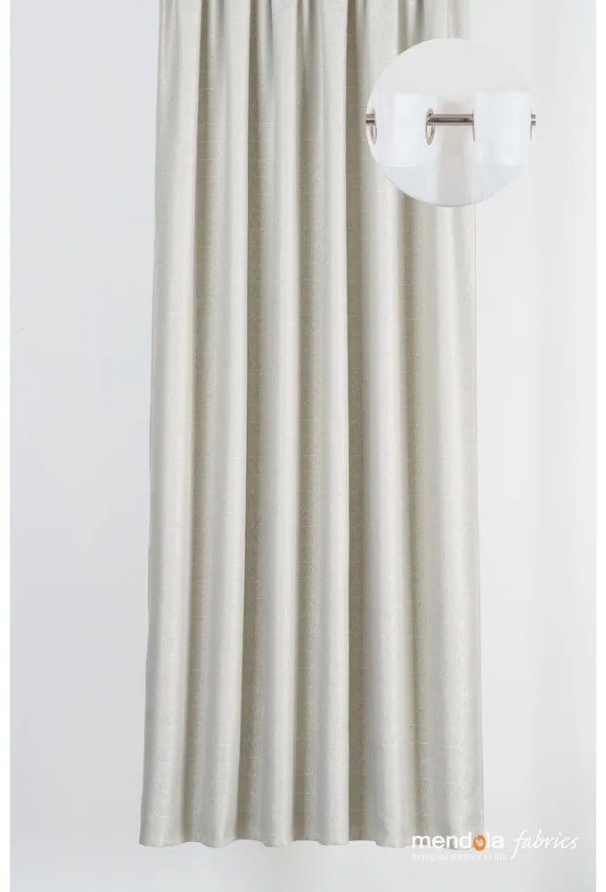 Bézs függöny 140x260 cm Teorema – Mendola Fabrics