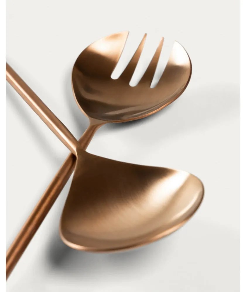 Rozsdamentes acél salátaszedő 2 db-os Kelda – Kave Home