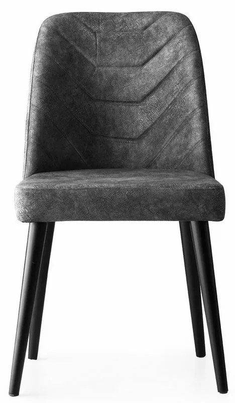 Dallas Anthracite étkezőszék szett, 4 db
