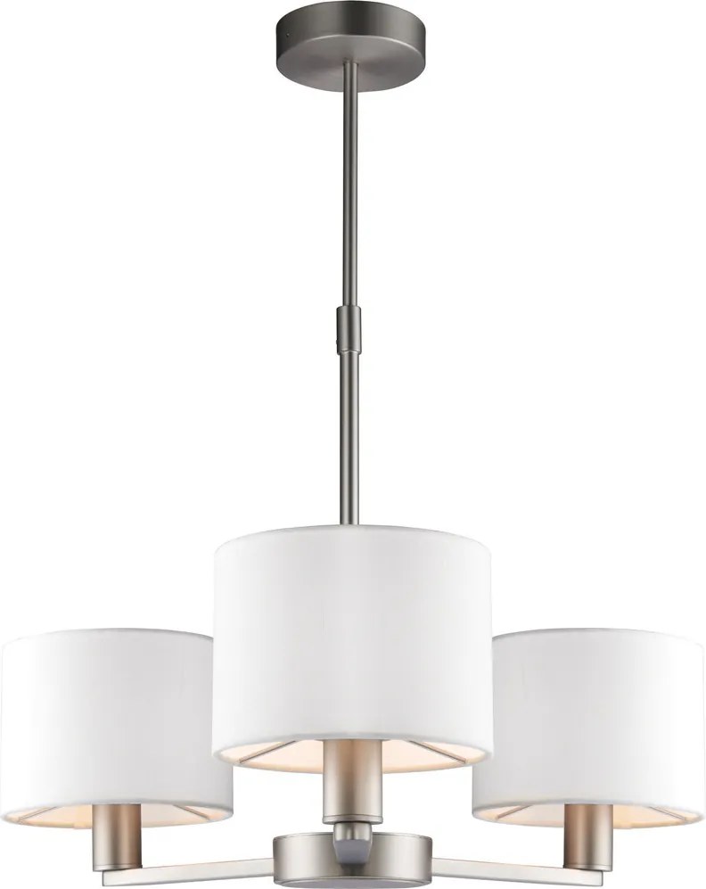 ENDON 60256 DALEY Modern Csillár Antik Fehér, Nikkel E14 IP20