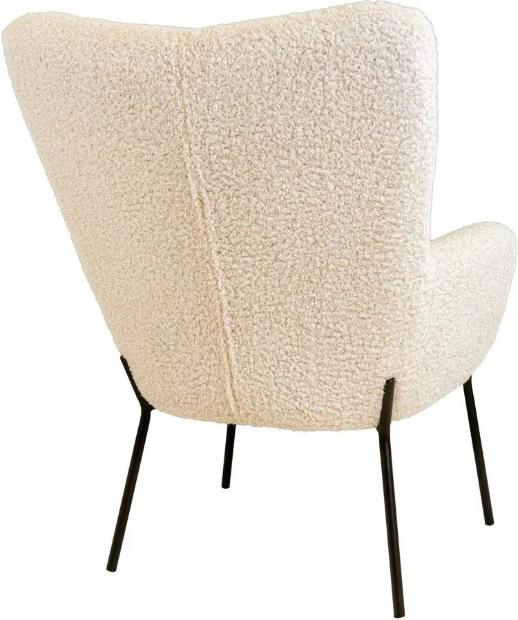 Krémszínű műszőrme fotel Glasgow – Bonami Essentials