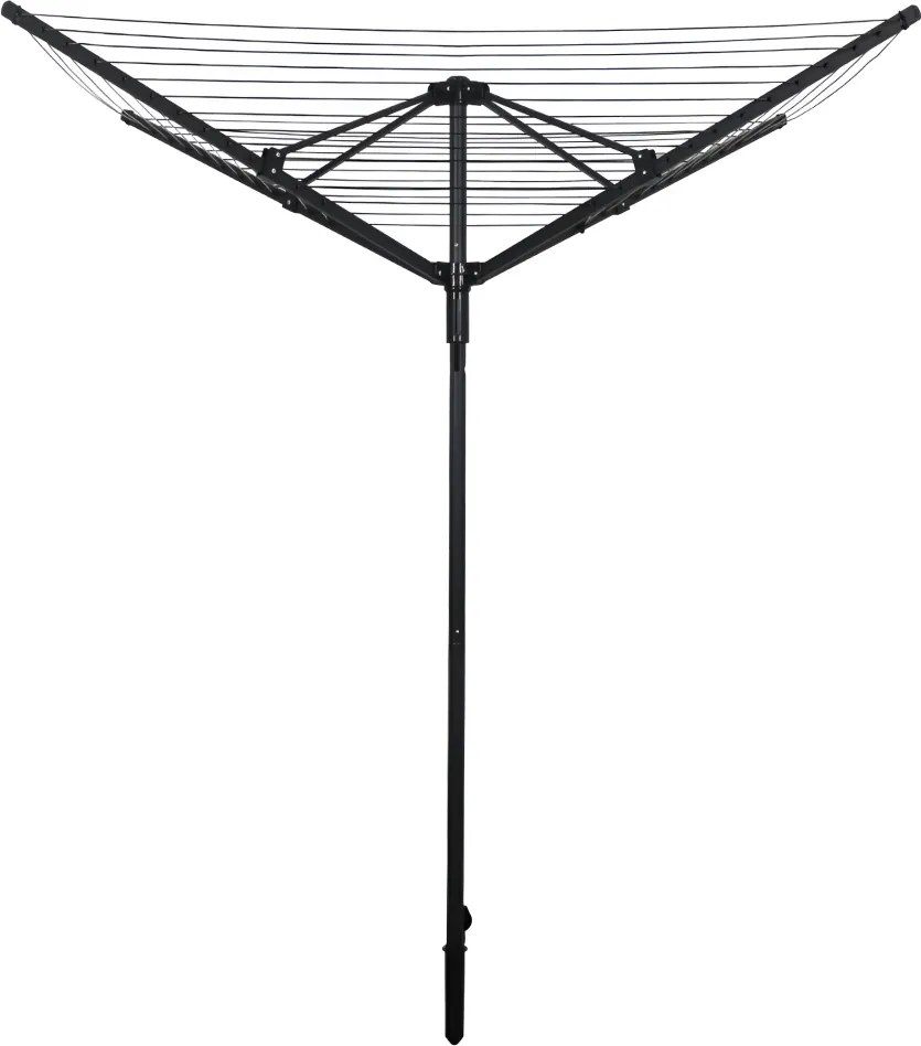 Kerti ruhaszárító, fekete, 45 m, ROTARY NEW TYP 3