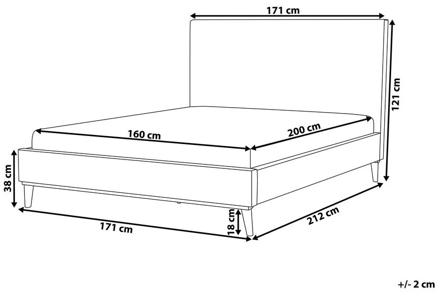 Franciaágy 160 cm BARON (ágyráccsal) (zöld). 1007167