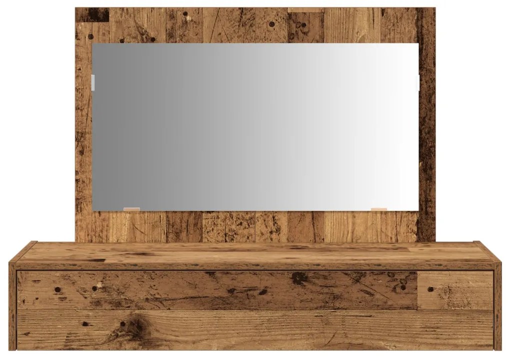 Fali Pipereasztal - Vintage Fa - 100x40x70 cm