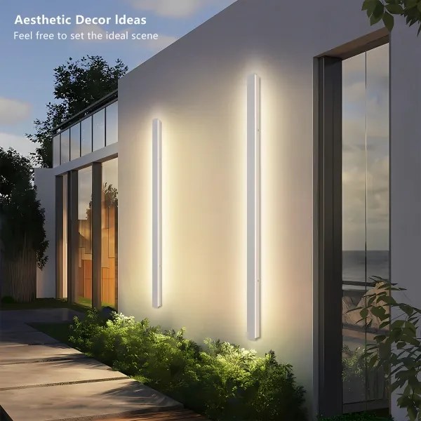 Brilagi - LED kültéri fali lámpatest LINEAR LED/32W/230V 3000K IP65 140 cm fehér CRI 90