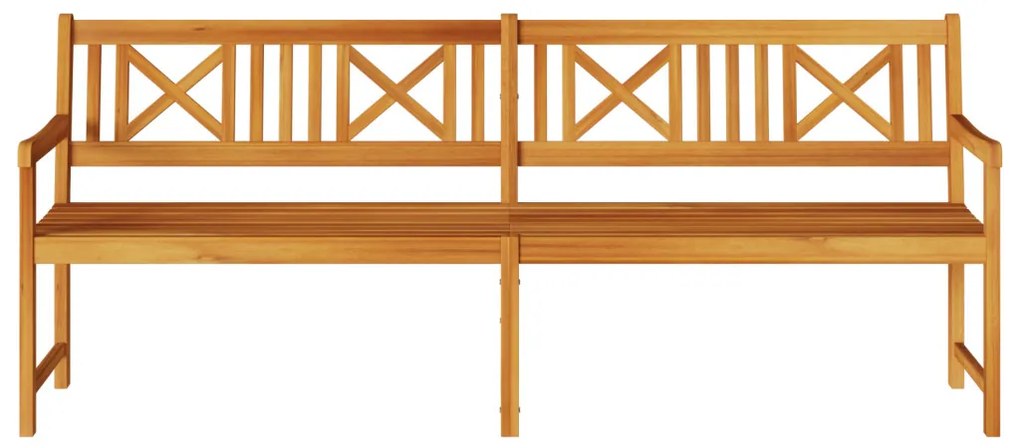 Kerti Pad 220x56x90 cm Tömör Fa Akác