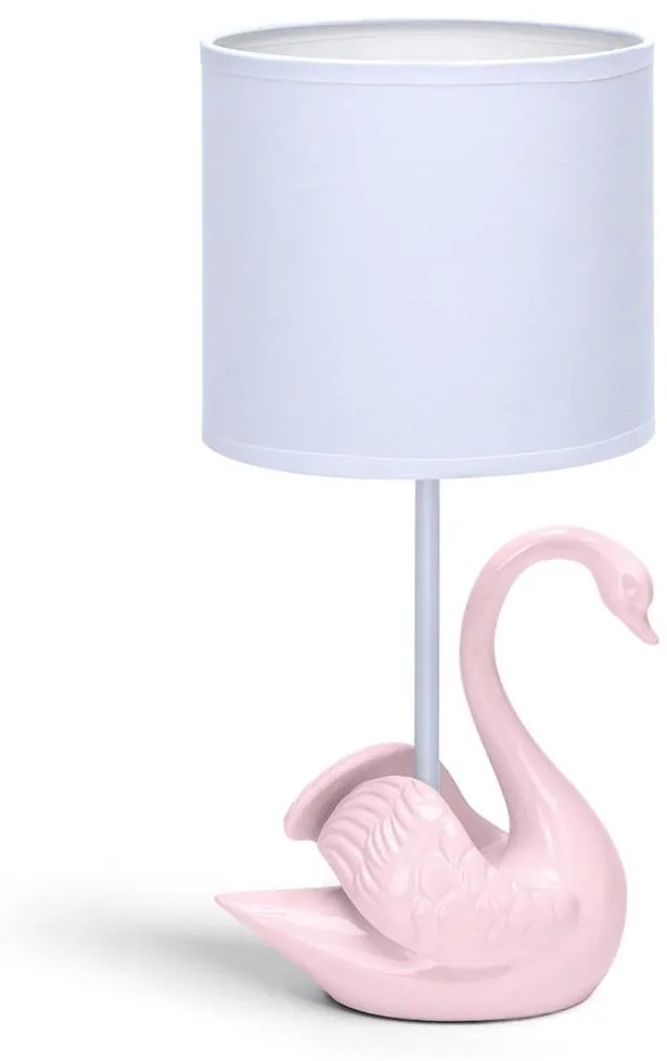 Aigostar - Gyereklámpa 1xE14/40W/230V swan rózsaszín
