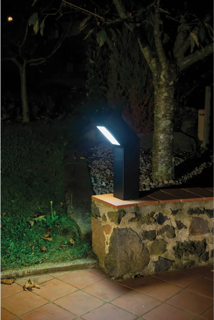 NOVOLUX 492A-L0205B-02 CLINA Modern Kültéri Állólámpa Fehér, Fekete LED IP55