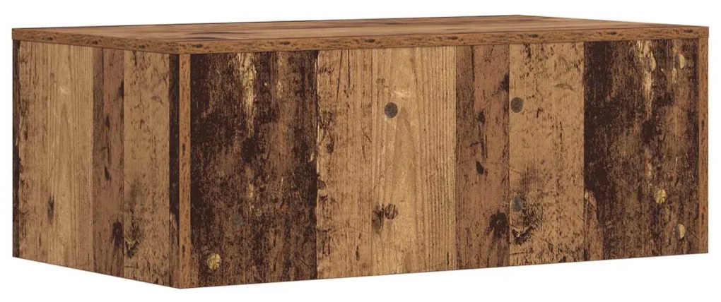 Falra szerelhető íróasztal Öreg fa 80 x 45 x 30 cm Faanyag
