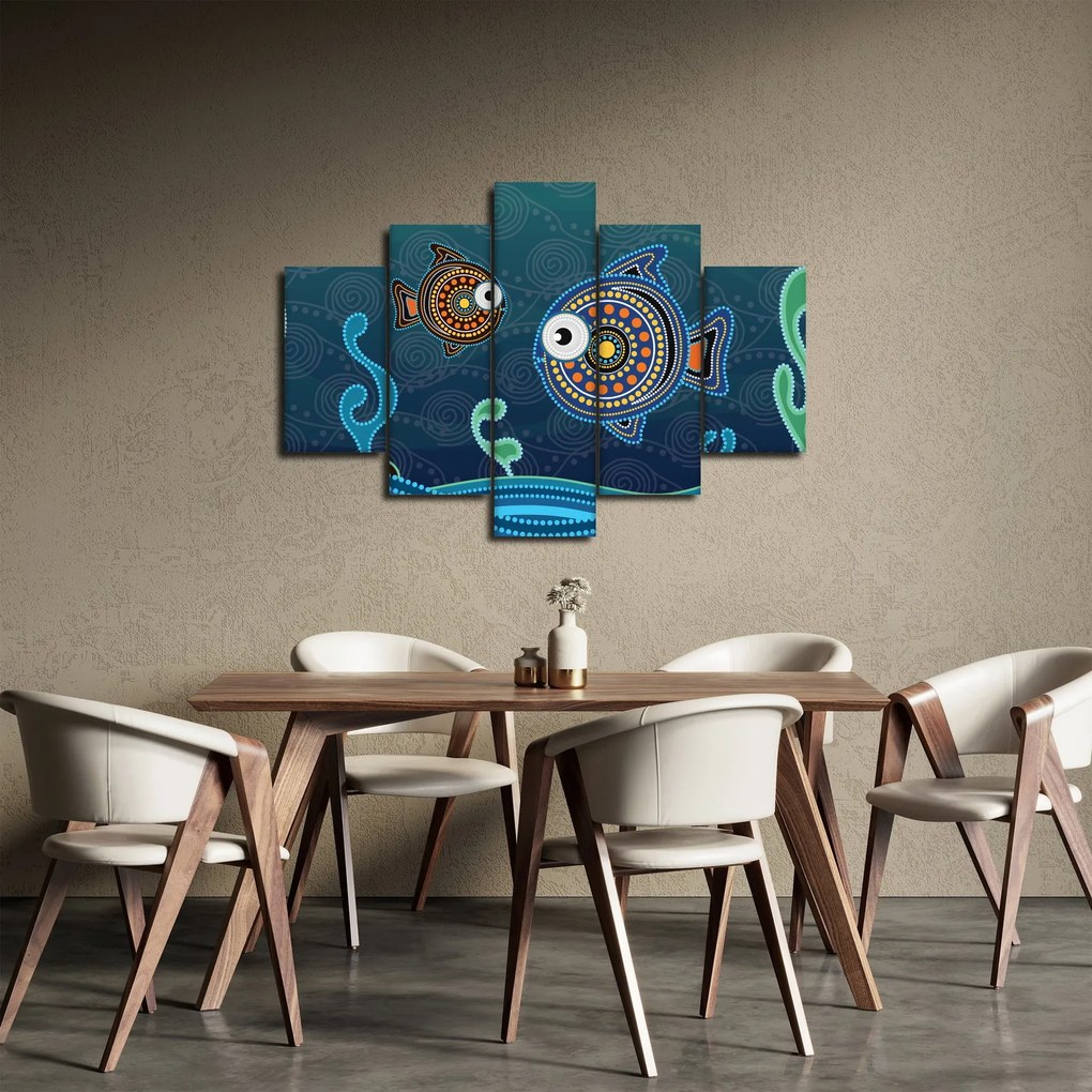 Kép - festett hal (150x105 cm)
