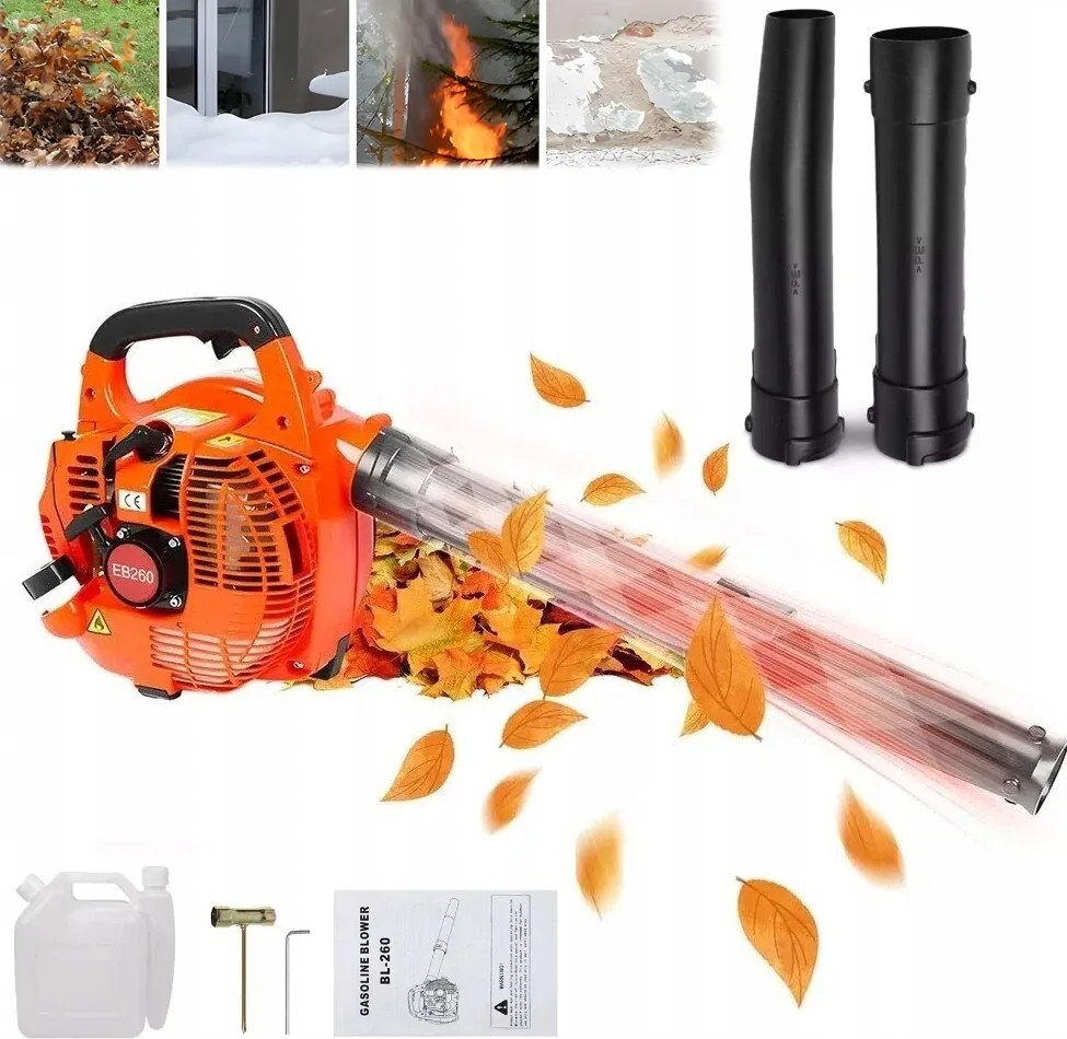 Benzinmotoros Kerti Lombfúvó Erős Lombfújó Lombfúvó Szett