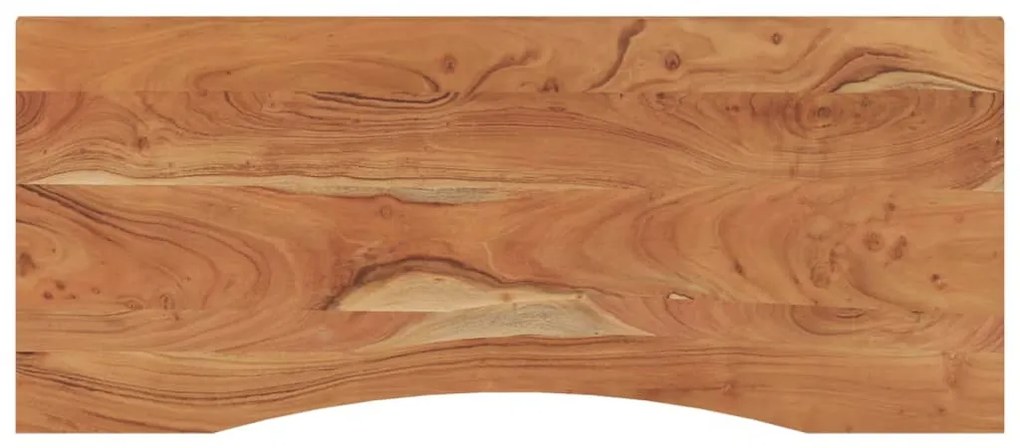 tömör akácfa téglalap alakú asztallap 120 x 50 x 2,5 cm