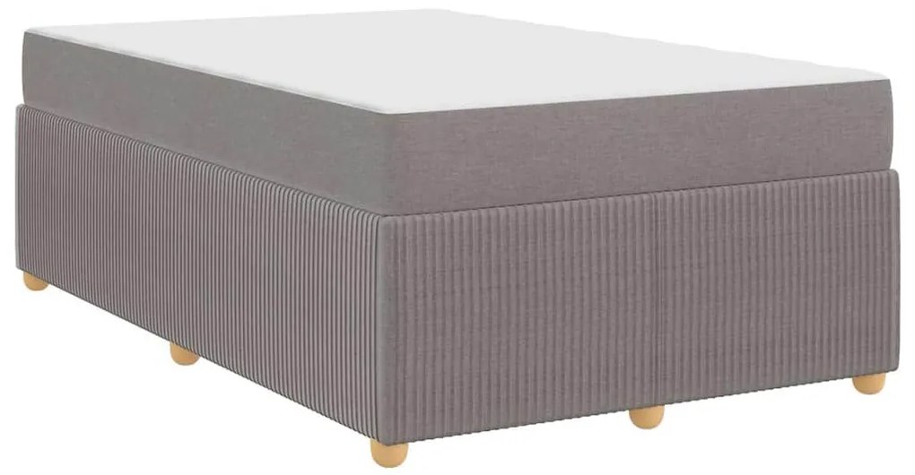 Ágykeret matraccal matracmal Tópszínű 120 x 190 cm szövet