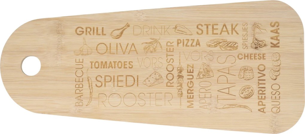 Bambusz Vágódeszka 45 X 20 X 1,5 cm