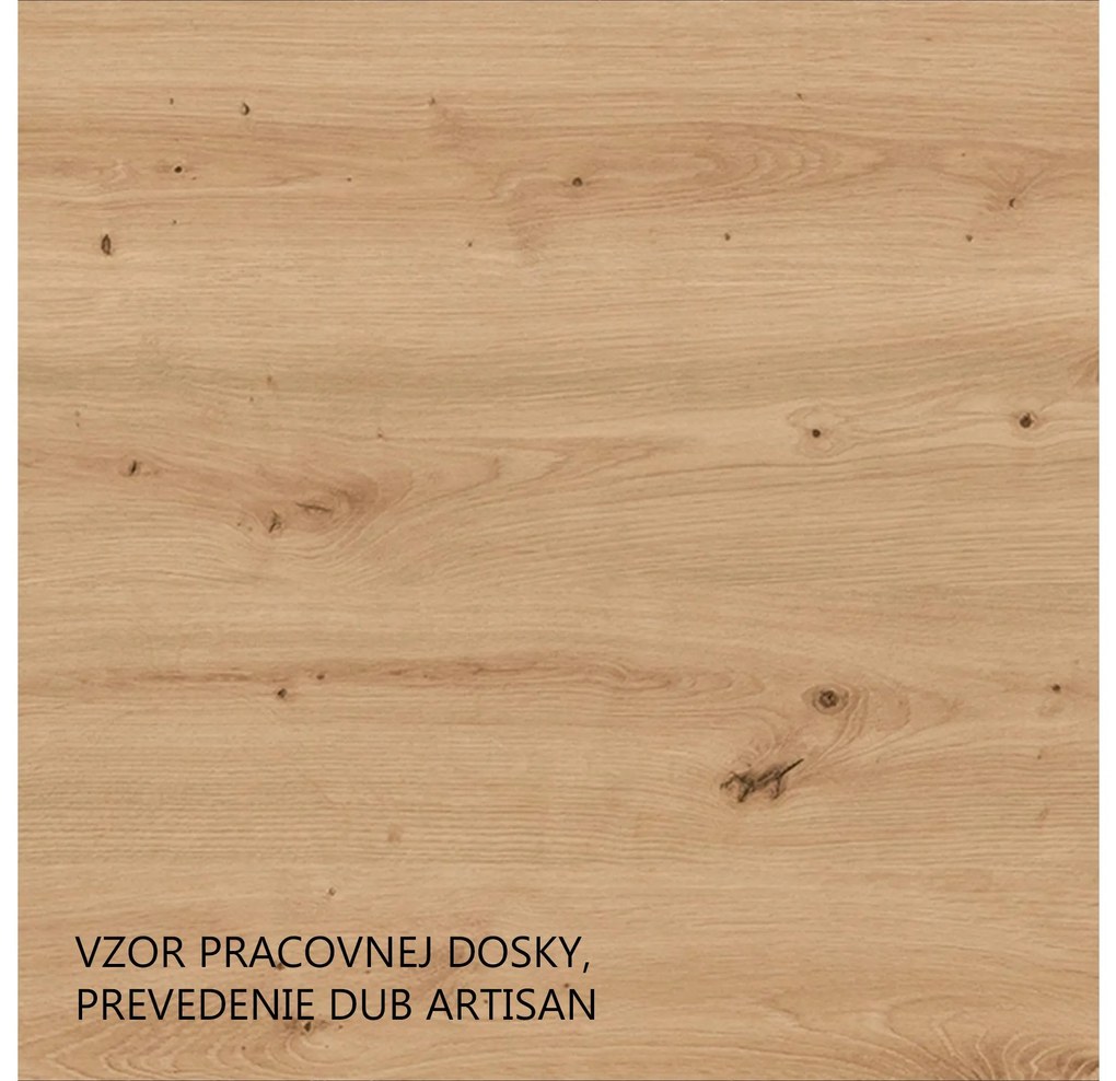 Szekrény Lesana 60 LO-210 2F (artisan tölgy + fehér). 1119428