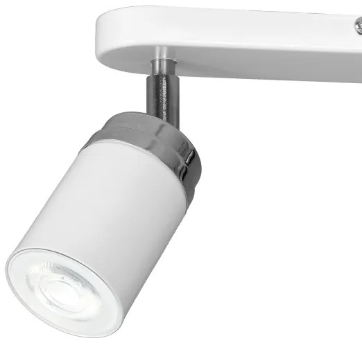 Spotlámpa RENO 2xGU10/8W/230V fehér/króm