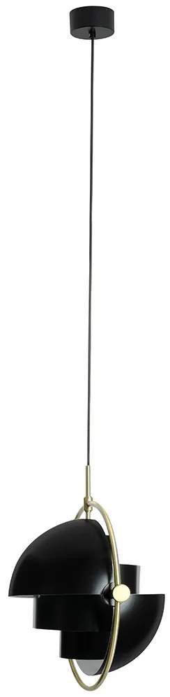 King Home VARIA GLT3830S.BLACK Függőlámpa 1x40W/E14 IP20