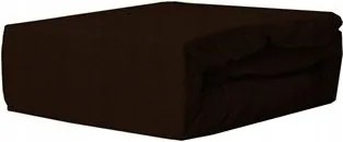 Frottír lepedő gumis 180g Csokoládé 90x200