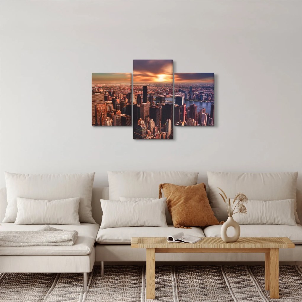 Kép - kilátás a metropoliszra (90x60 cm)