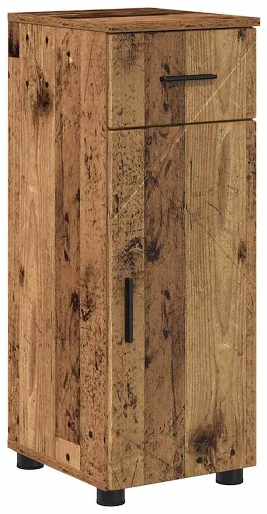 Fürdőszoba bútor szett 4 pcs Régi fa 30 x 35 x 192 cm Faanyag