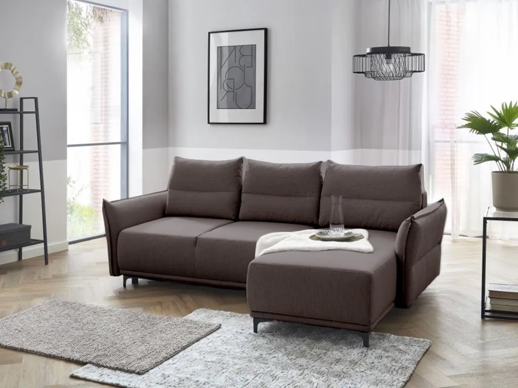 SORRENTO barna sarokkanapé Kanapé változat: Bal sarok