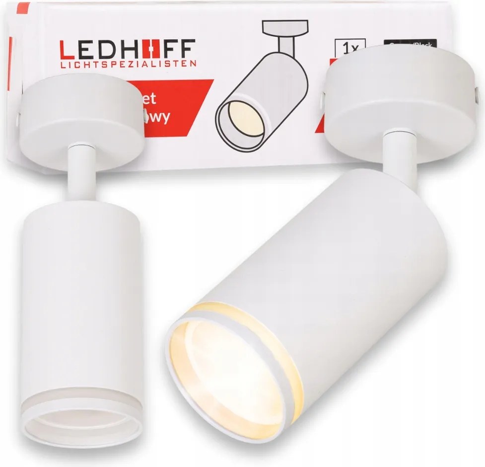 Mennyezeti lámpa Fali lámpa halogén lámpatest GU10 Mozgatható fehér Spot