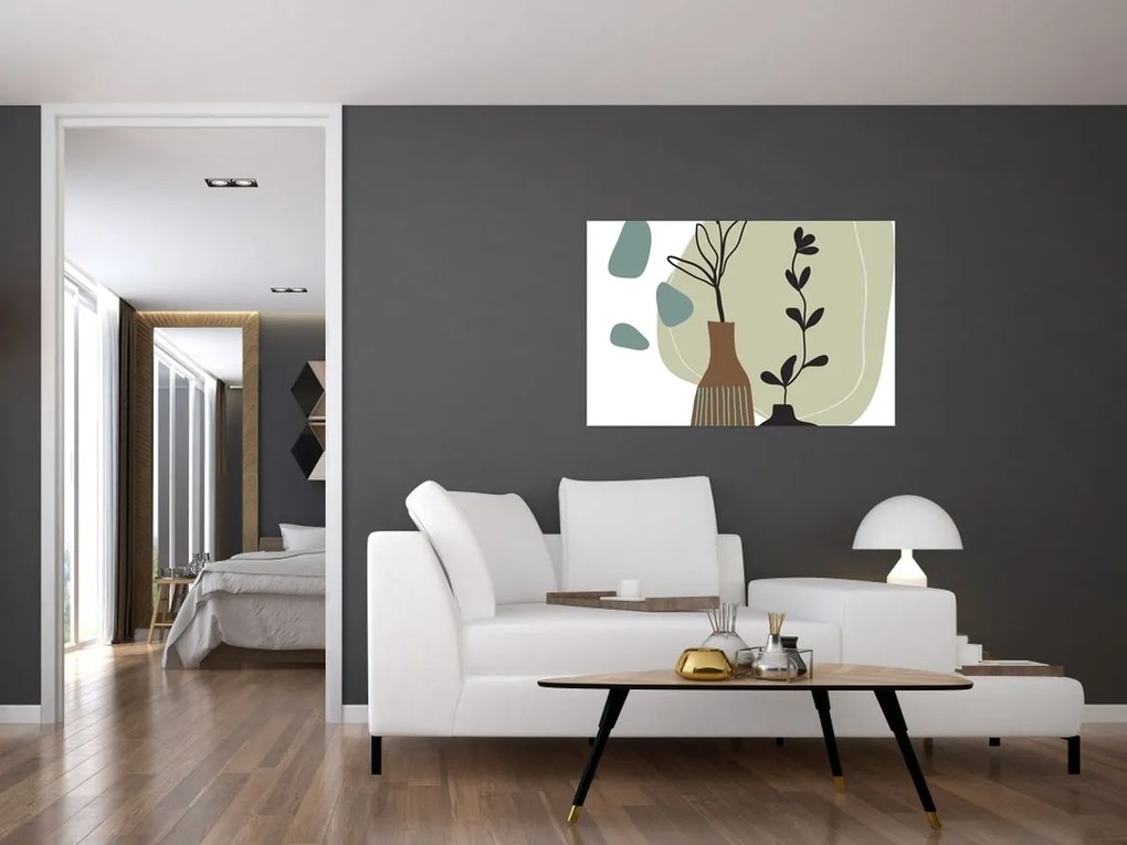 Kép - Virágok vázában N⁰2 (90x60 cm)