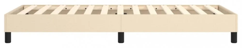 rugós ágykeret krém 90x190 cm szövet